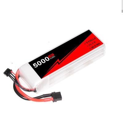 China Excellent Security RC Lipo Battery 5000mah 11.1 Volts 3S 60C With W/XT-90 for sale