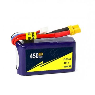 China High Output Voltage 11.1V 3s 450mah Lipo Battery 70C-140c Lipo 3s Hard Case for sale