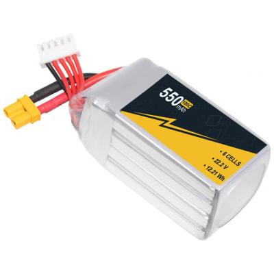 China 22.2v 3s 4s 6s 550mah 100C RC Boat Battery for sale