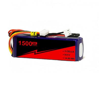 China 9.9v 1500mAh 3S1P 20C Model Airplane Batteries Lipo Batteries For Rc Airplanes for sale