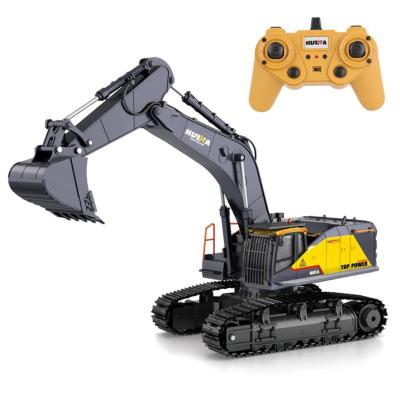 China 2.4ghz Radio Controlled Excavator Electric Remote Control Toy Car 22CH for sale