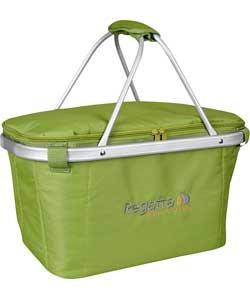 China Green 600D Polyester Picnic shopper basket bag , daily picnic basket for sale