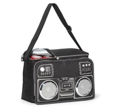Chine Le sac de refroidisseur de radio de noir de Boombox de polyester avec les haut-parleurs sains/supporte dans 20 boîtes à vendre