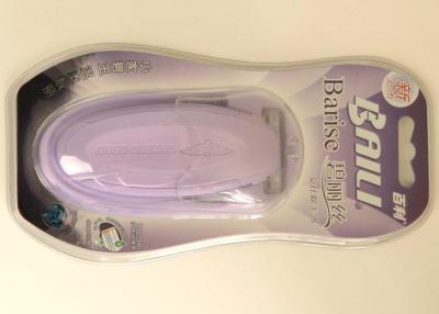 Китай Пурпуровые резиновые дамы ручки брея бритву, патрон refill бритвы 3 лезвий продается