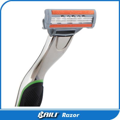 China Men Personal care Mach triple blade razor with metal alloy handle for sale