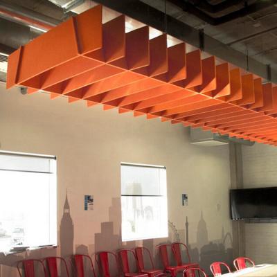 China 15mm EN13501-B Acoustic Ceiling Panels For Open Offices for sale