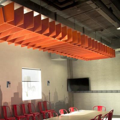 China 1300gsm 100% Polyester Suspended Acoustic Panels for sale