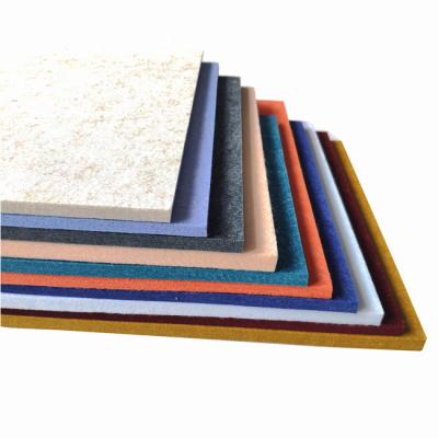 China MSDS 4000g/Sqm 0.8 NRC Recycled  Felt Acoustic Wall Panels for sale