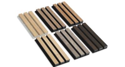 China Wood Veneer Felt Acoustic Panels 15mm Hot Pressing  Modern Design for sale