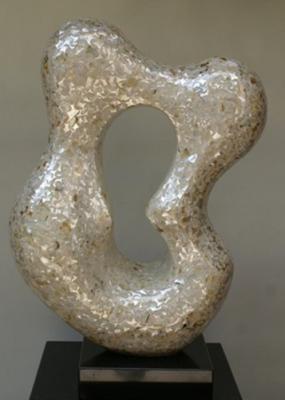 China modern shell inlay resin sculpture for sale