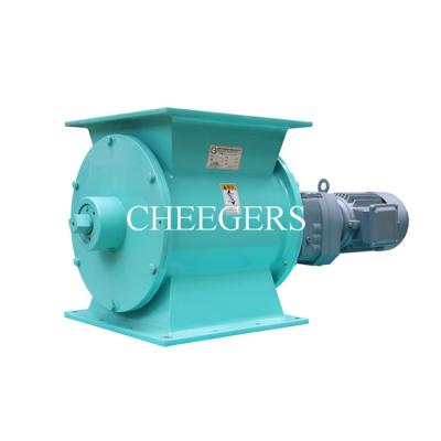 China Minerals Material Handling Valve 100 Tons/hr 10 Blade Pneumatic Air Lock for sale