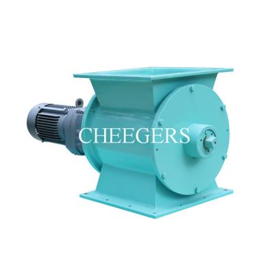 China Normal Pressure Rotary Discharge Valve Star Shaped 200 Tons/h Airlock Feeder for sale
