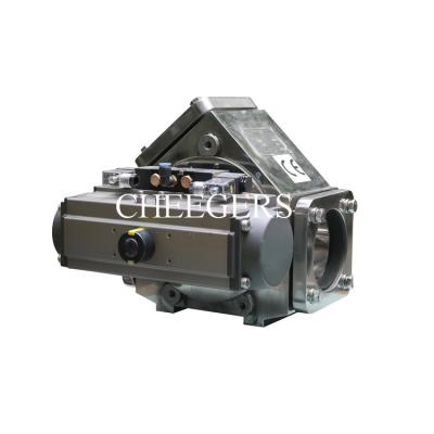 China DN200 Pneumatic Diverter Valve Stainless Steel 304 Double Actuator for sale