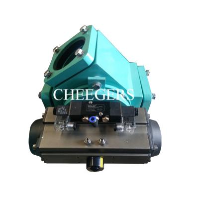 China Válvula pneumática manual de 2 maneiras do ODM da válvula de desviador da movimentação do cilindro à venda