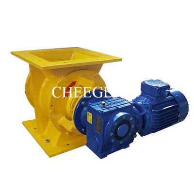 China Q235 Blow Through Rotary Airlock Valve 3 Tons/h 5L Rotary Feeder In Cement Plant for sale