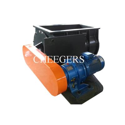 China 260x260mm Rotary Feeder In Cement Plant 12L Rotary Valve Powder Handling for sale