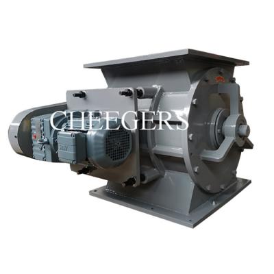 China Wood Chips Rotary Discharge Valve 40 Tons/hr Sawdust Rotary Vane Feeder for sale