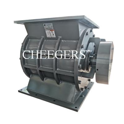 China Square Rotary Discharge Valve 400x400mm 8 Blades Star Unloader for sale