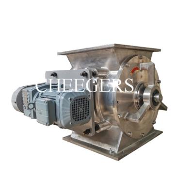 China SS304 Rotary Airlock Feeder Vertical Discharge PP Granules for sale