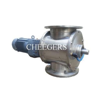 China DN350 Rotary Airlock Valves Internal Polished For Alcohol Distilling Equipment for sale