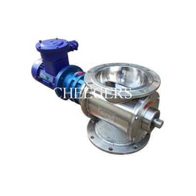 China AISI 316 10in Pneumatic Rotary Valves Corrosion Resistant for sale