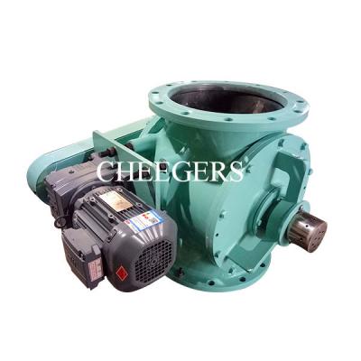 China SS400 Drop Through Rotary Valve 12 Tons/h Vertical Feeding for sale