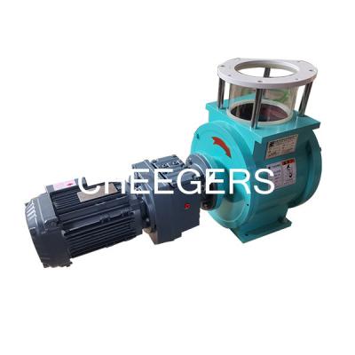 China Rotary Air Lock Valves Bulk Material Transport Cyclone Airlock Discharge Valve for sale