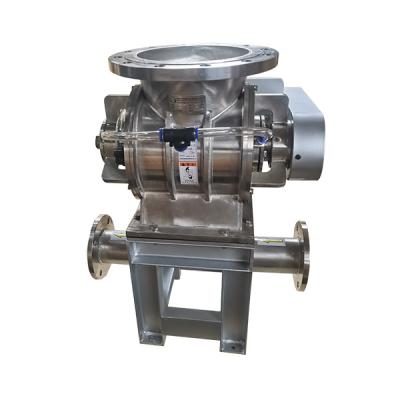 China High Standard Drop Through Rotary Valve Stainless Steel Pneumatic for sale
