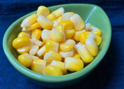 China Steamed  Tinned Yellow Canned Sweet Corn With Easy Open Lids for sale