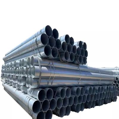 China 0.6-10mm Q235 Galvanized Pipe Round A53 A36 A500 For Structure for sale
