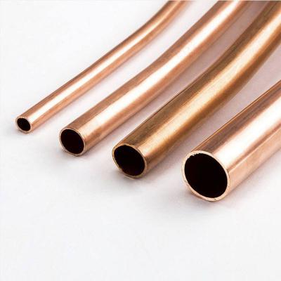 China ASTM B280 Straight Copper Pipe 99.9%  Copper Material  C11300 C11400 C11500 C11600 for sale