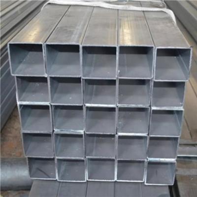 China 1.0-2.5mm Galvanized Steel Square Rectangular Pipe Hot Dipped Black Painted Pre Galvanized Profiles Hollow Section Shs C for sale