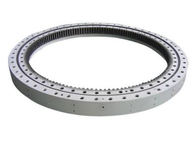 China Three Row Pole Industrial Turntable Bearings , Komatsu PC650 Ball Bearing Slewing Ring for sale
