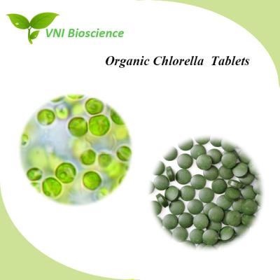 China Round Organic Spirulina Chlorella Tablets Supplement Anti Tumor for sale
