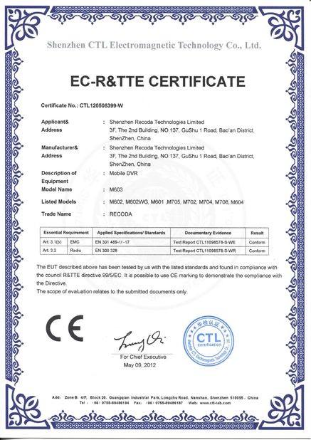 Mobile DVR CE - Shenzhen Recoda Technologies Limited