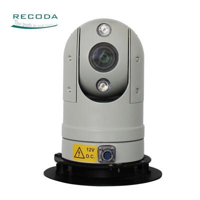 China Waterproof 4MP CCD Vehicle PTZ Camera Pan Tilt Camera 1000TVL IP66 for sale