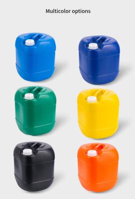 China 25L Square HDPE Plastic Container HDPE Plastic Drums For Chemical Industry for sale