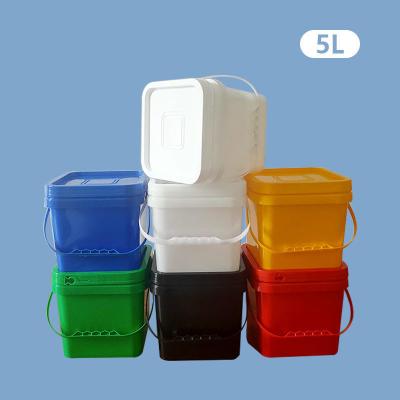 Κίνα Τετράγωνο σχήμα HDPE Πλαστικά τύμπανα Chemical Plastic Bucket Drum Pail Barrel προς πώληση