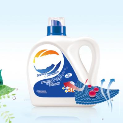 China 5L Liquid Laundry Detergent Bottle Screw Cap Reusable Refillable Containers for sale