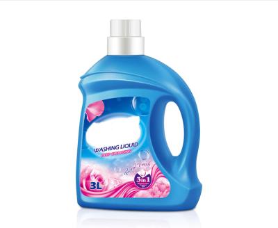 China Cleaner Liquid 3L Plastic Bottle Reusable HDPE Empty For Water Detergents Liquids for sale