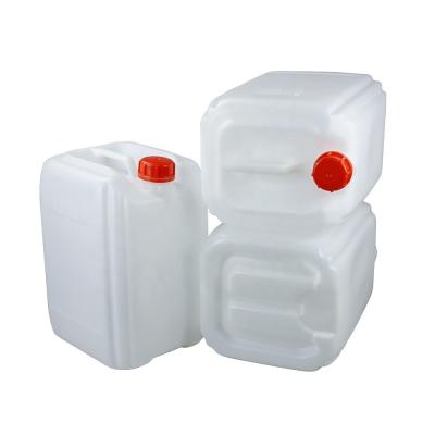 China Caliber 47mm White Square HDPE Plastic Water Tank 20 Ltr 450g for sale