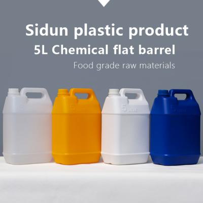 China Electronic Chemicals Plastic Bottle With Handle 5L Plastic Jerry Can Leakproof for sale