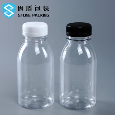 China Garrafas plásticas 250ml 28g do ANIMAL DE ESTIMAÇÃO plástico claro dos produtos 34mm do agregado familiar à venda
