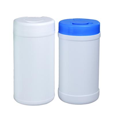 China Matte HDPE Plastic Container 750ML Open Top HDPE Drum for sale