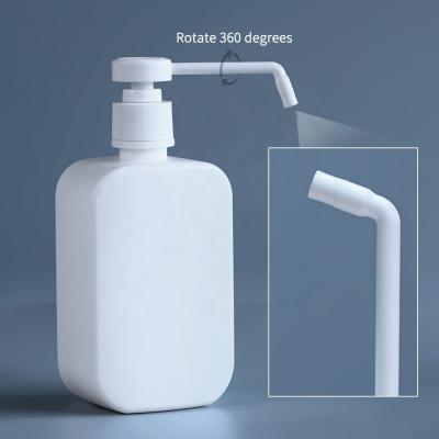 China Disinfectant 500ml Plastic Pump PET Plastic Bottles Caliber 25mm for sale