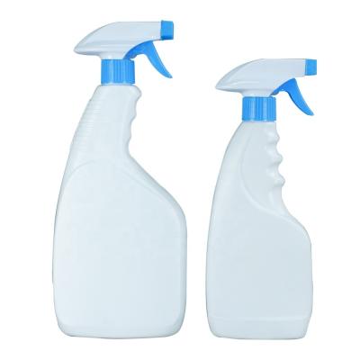 China Garrafa plástica detergente do pulverizador do PE do limpador com bocal 950ml 500ml à venda