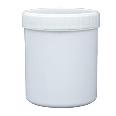 China White Black 12*140mm 1L Plastic Jar With Screw Lid OEM ODM for sale