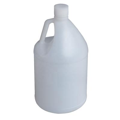 China Translucent 3.8L HDPE Round 1 Gallon Chemical Containers With Handle for sale
