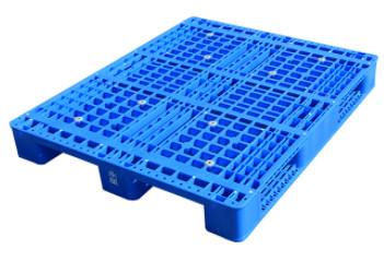 China Warehouse Stackable Euro Plastic Pallet 1200x1000x150mm for sale