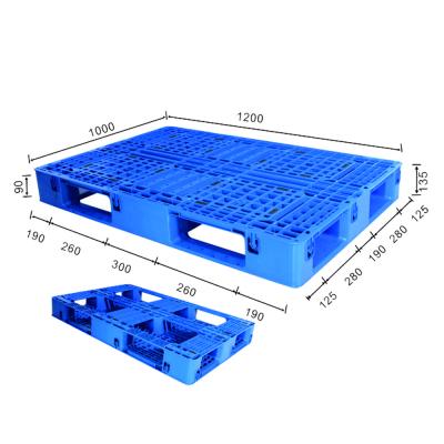 China Injection Molding HDPE Plastic Heavy Duty Nestable Pallet 10.5kg for sale